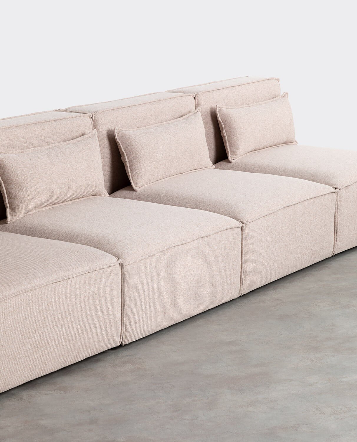 4 Stück Modulares Sofa mit 3 Stoffsesseln Kilhe, Galeriebild 2