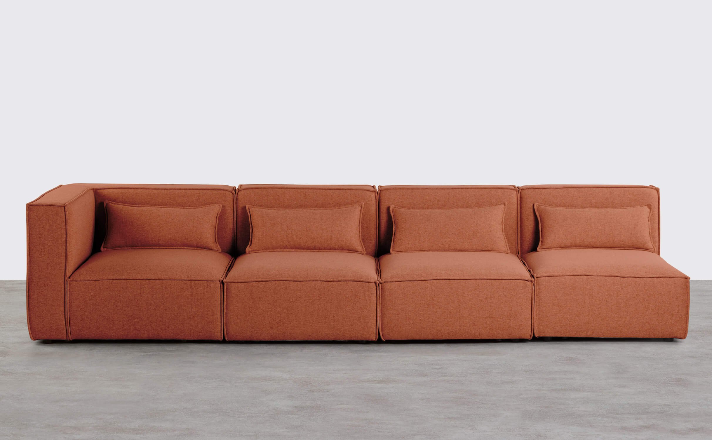 4 Stück Modulares Sofa mit 3 Stoffsesseln Kilhe, Galeriebild 1