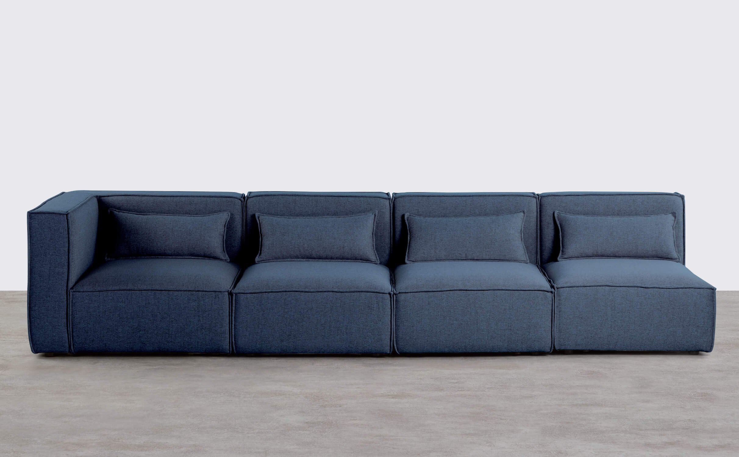 4 Stück Modulares Sofa mit 3 Stoffsesseln Kilhe, Galeriebild 1