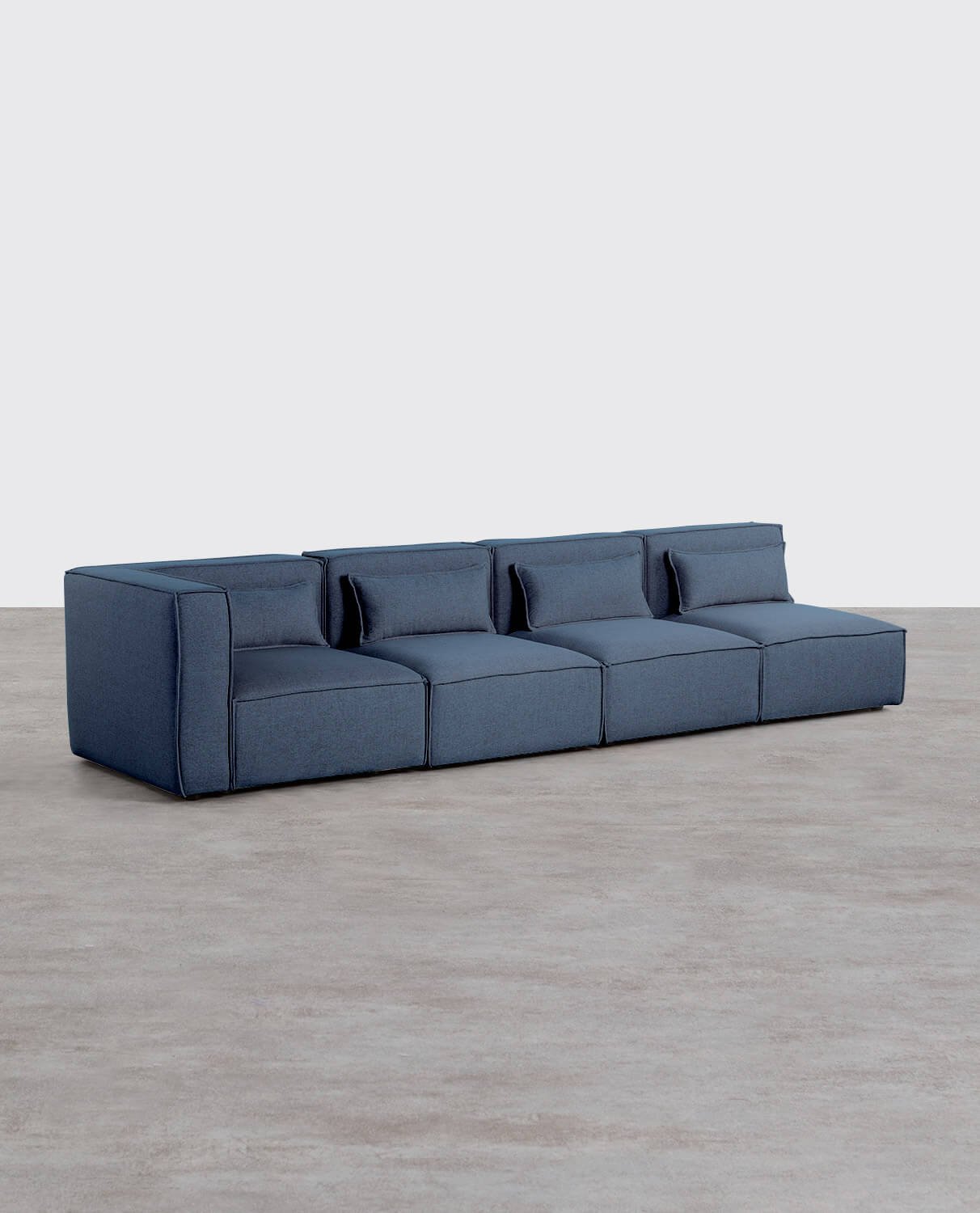 4 Stück Modulares Sofa mit 3 Stoffsesseln Kilhe, Galeriebild 2