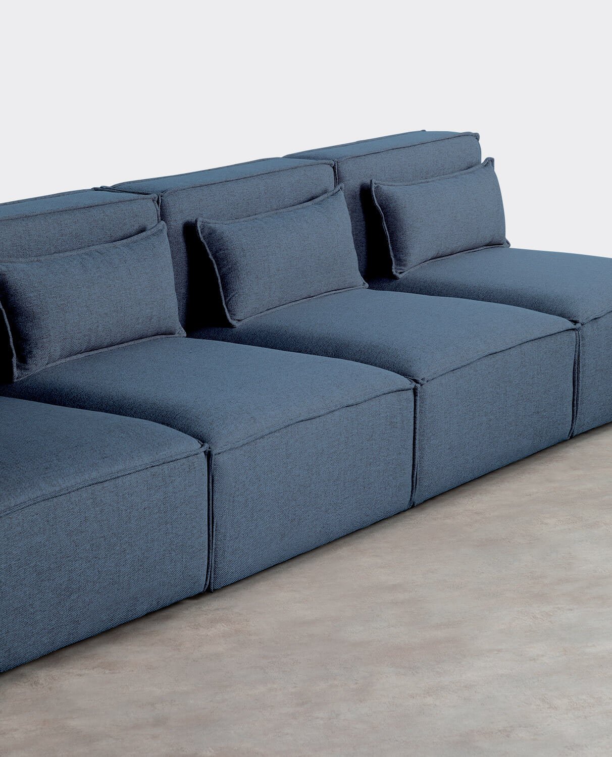 4 Stück Modulares Sofa mit 3 Stoffsesseln Kilhe, Galeriebild 2