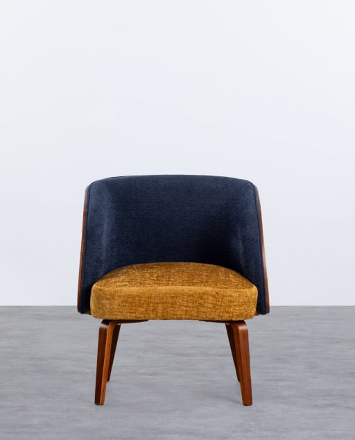 Sessel aus Holz und Stoff Meria 