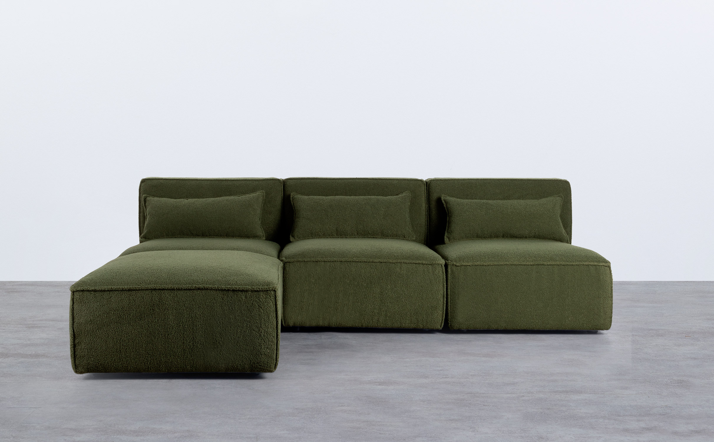 Boucle modular sofa discount