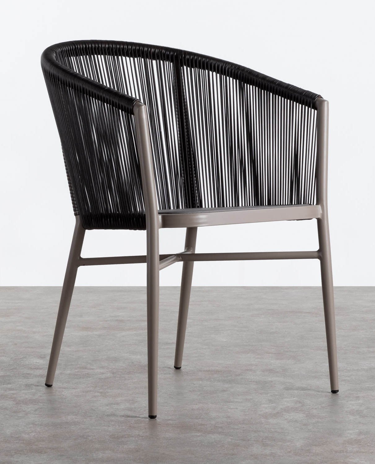 Pack 2 Outdoor Stühle aus Textilene und Aluminium Tico, Galeriebild 1