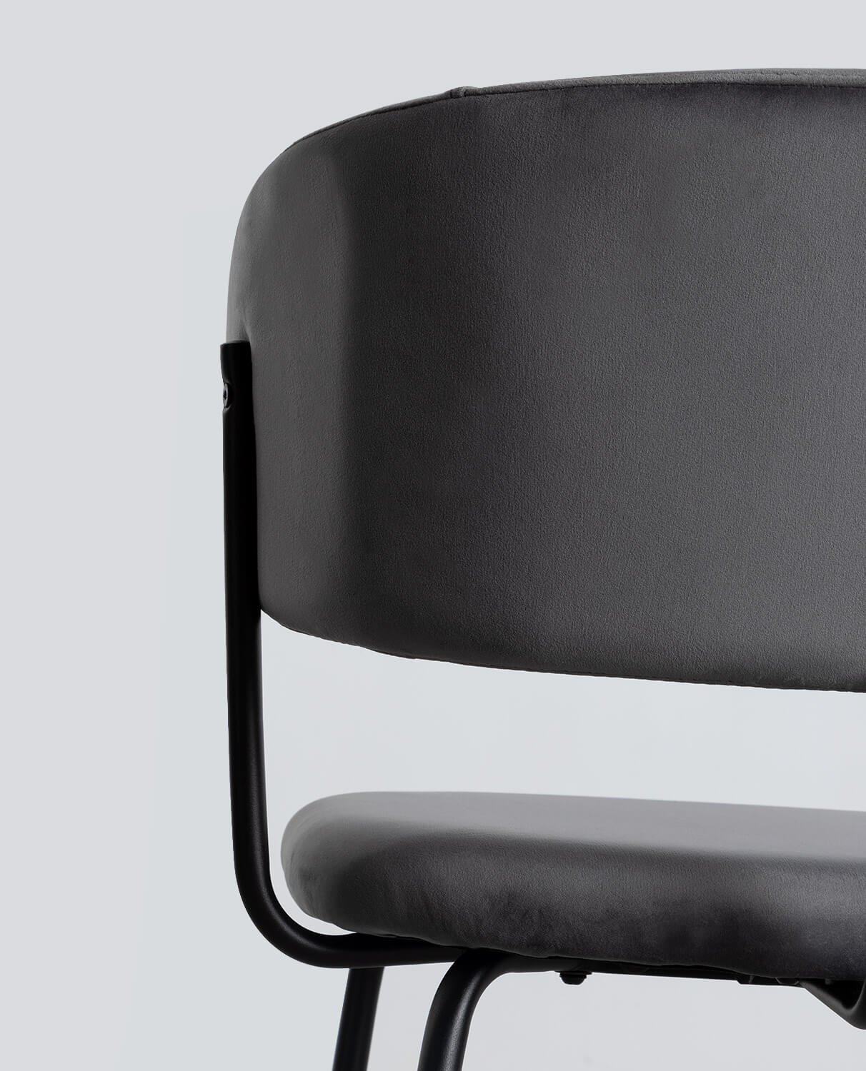 4er Pack Esszimmerstühle aus Samt und Metall Bonse, Galeriebild 8