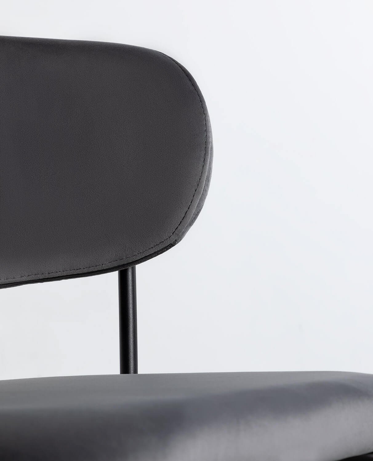 4er Pack Esszimmerstühle aus Samt und Metall Bonse, Galeriebild 7