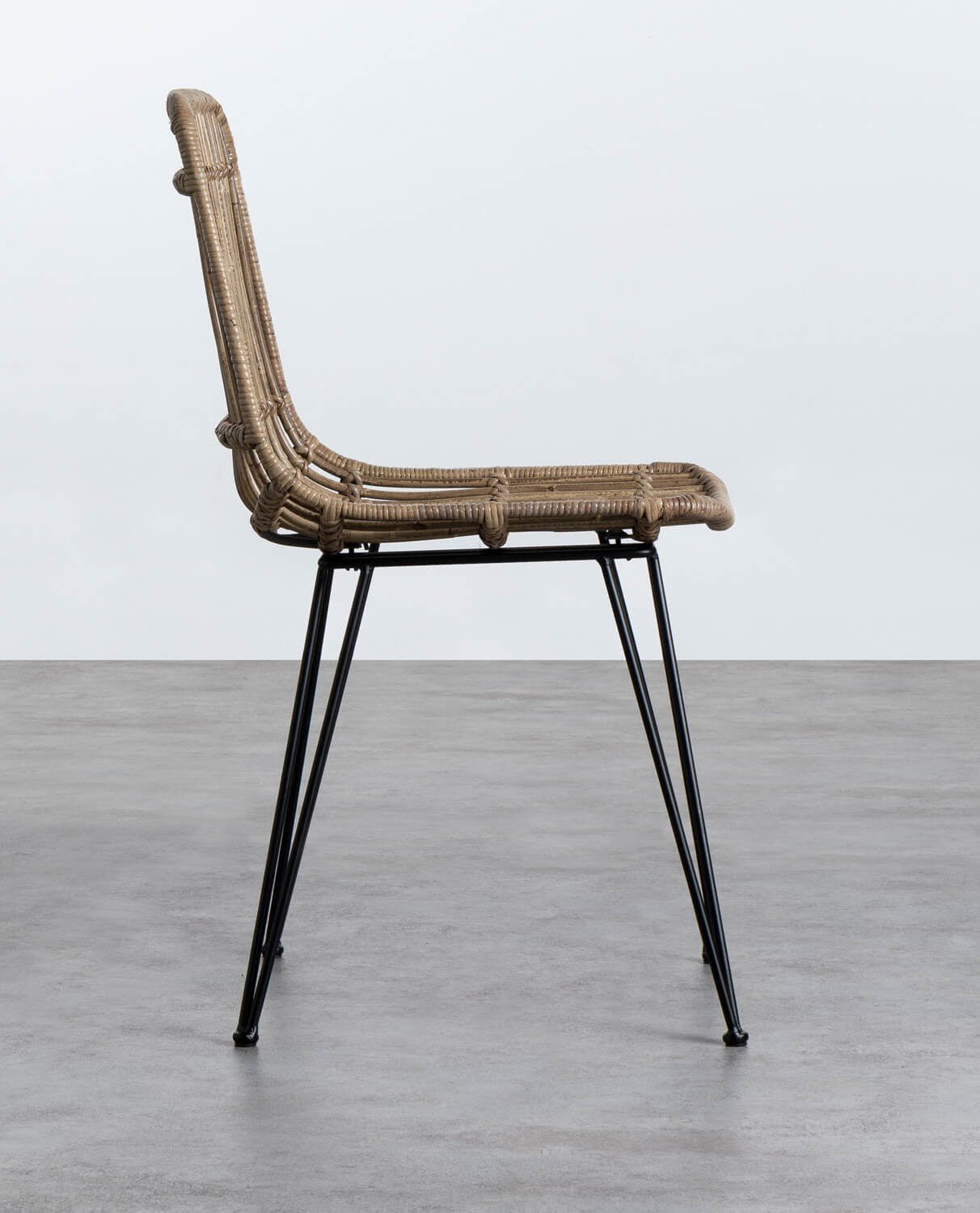 4er-Pack Rattan-Stühle für draußen Nice, Galeriebild 2