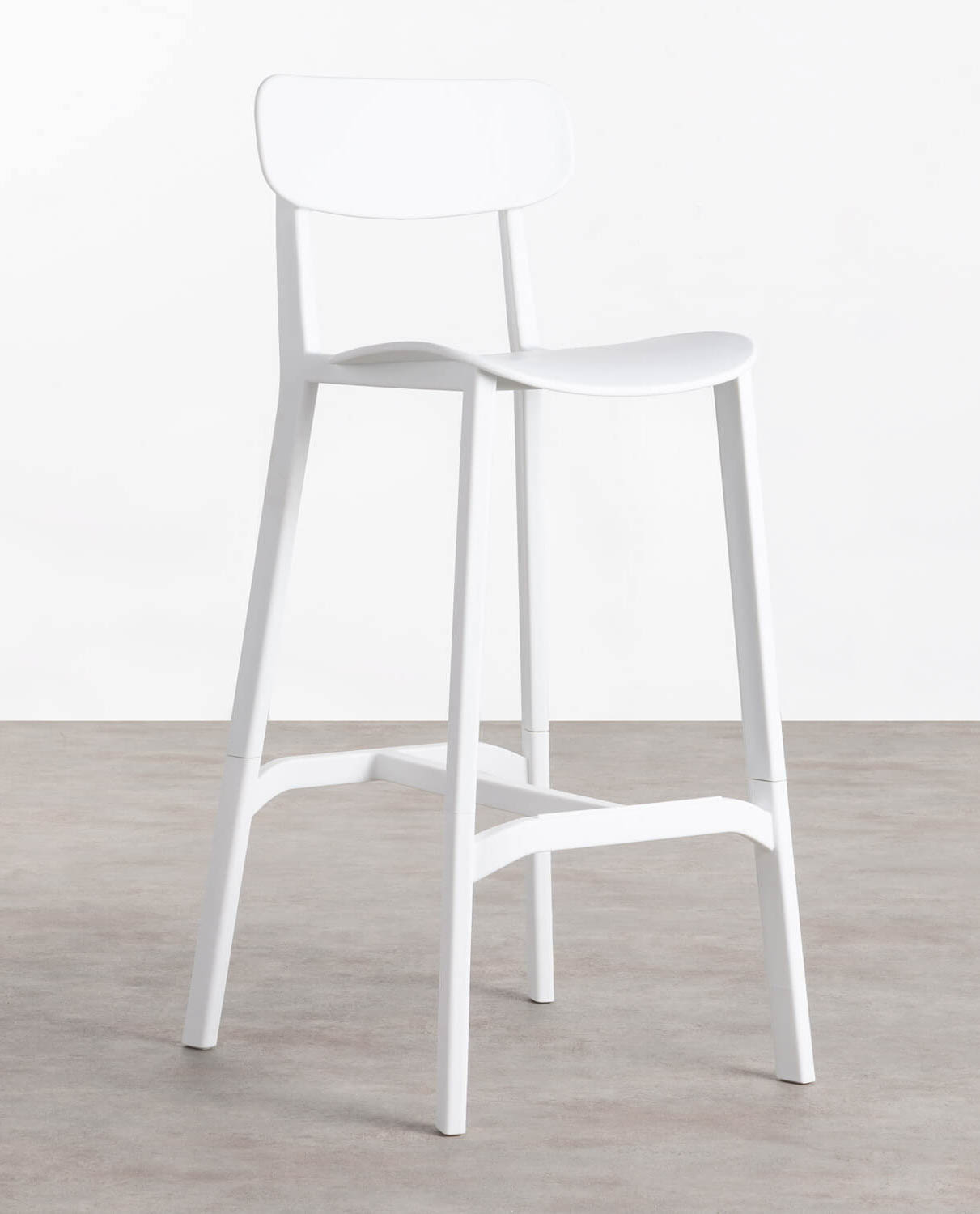2er-Pack High Polypropylene Outdoor-Hocker (79 cm) Catta, Galeriebild 1