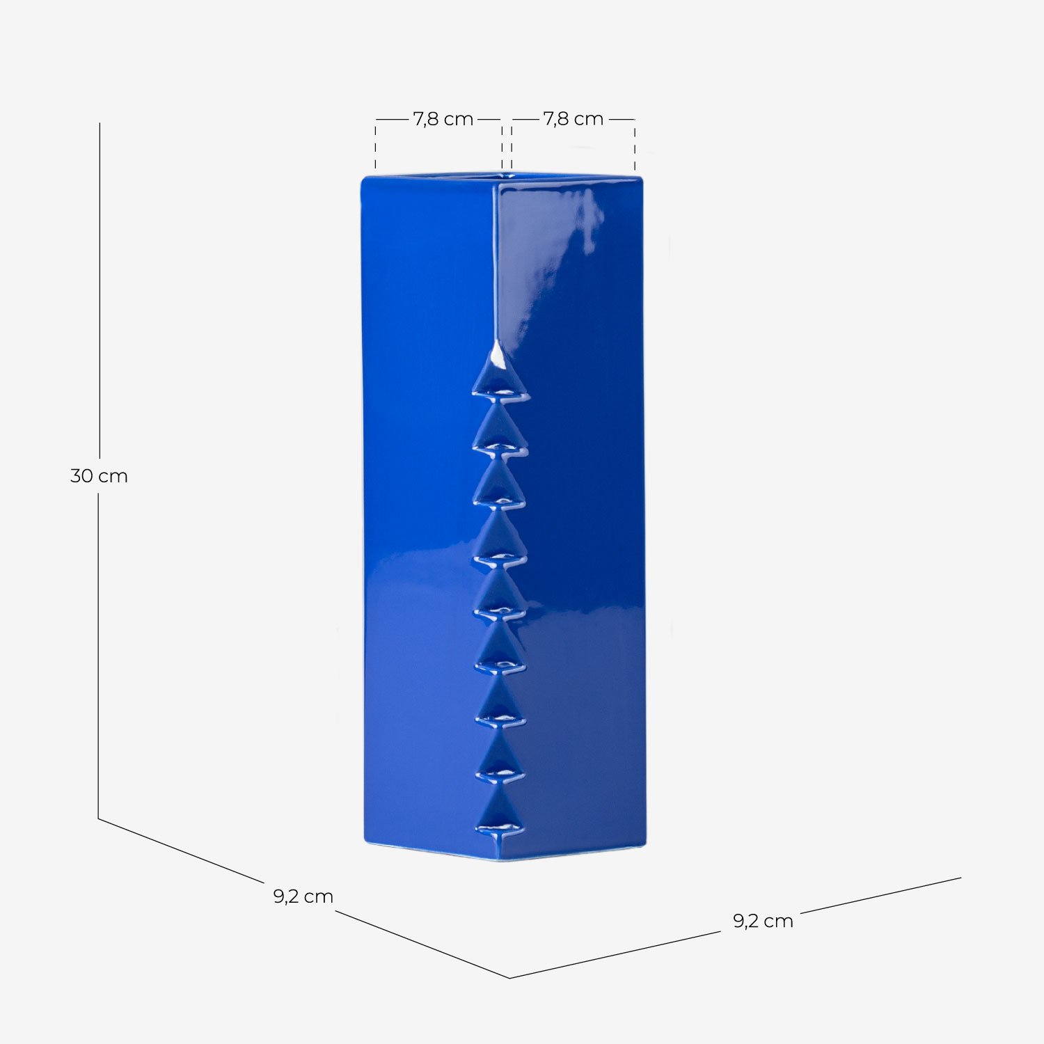 Gaudi-Dolomit-Vase, Maße