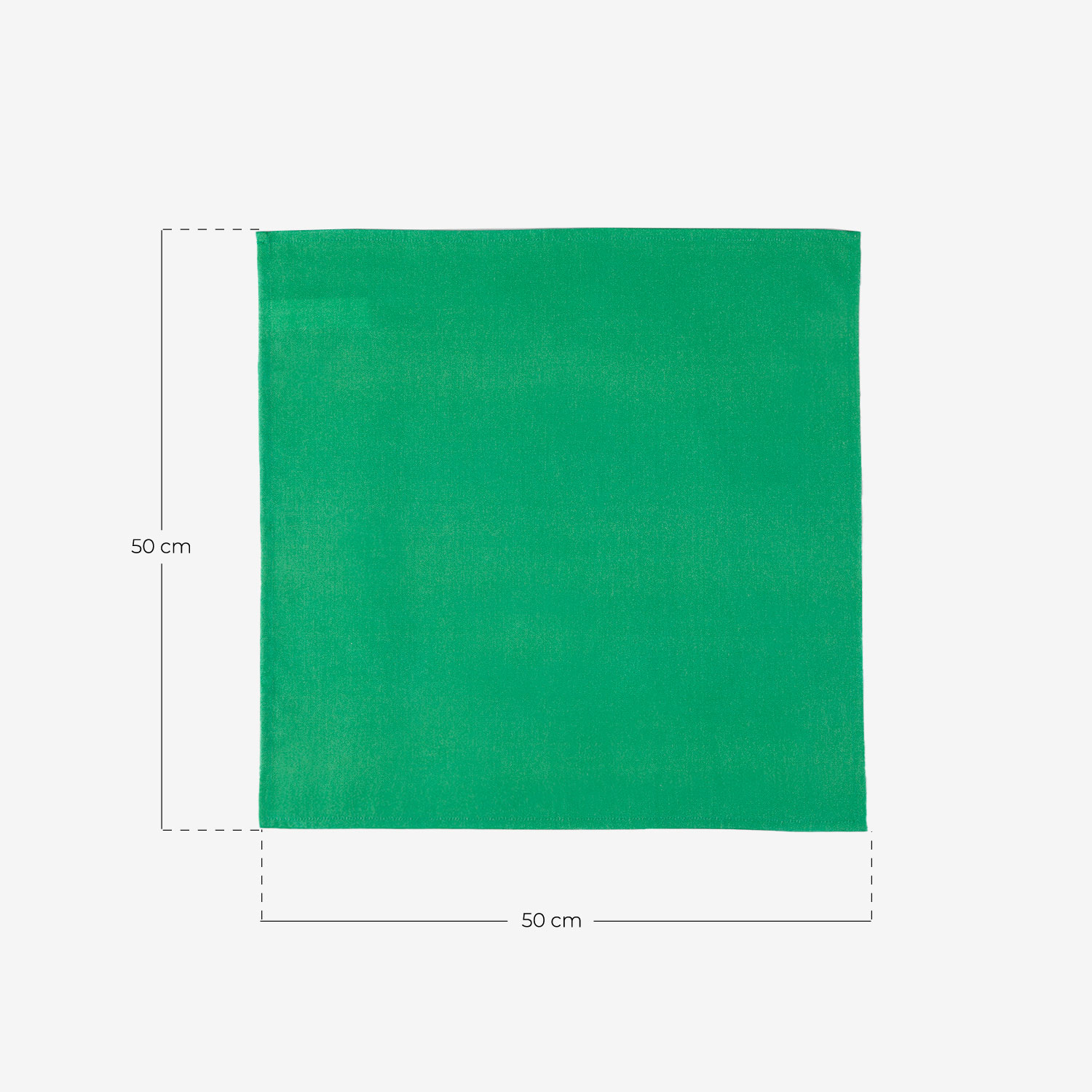 2er-Set Baumwollservietten (50x50 cm) Loria Lisa   , Ma&szlig;e