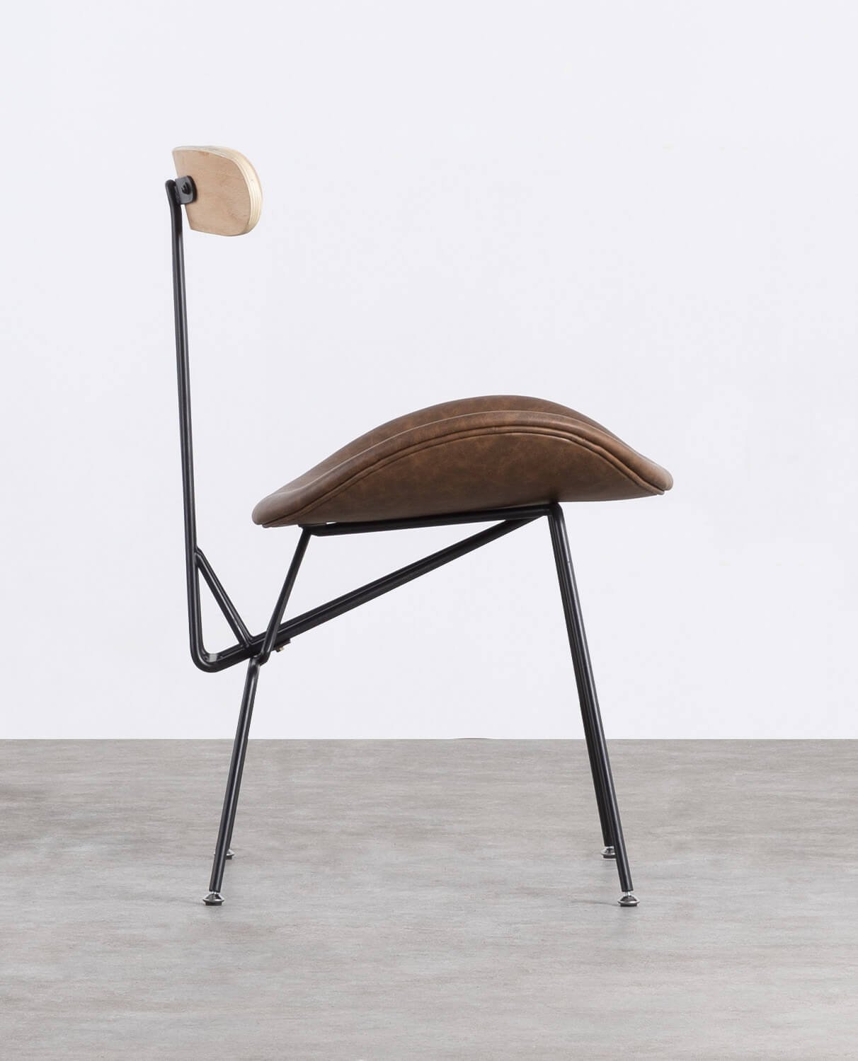 2er Pack Kunstleder- und Holz-Esszimmerstühle Antonela, Galeriebild 2