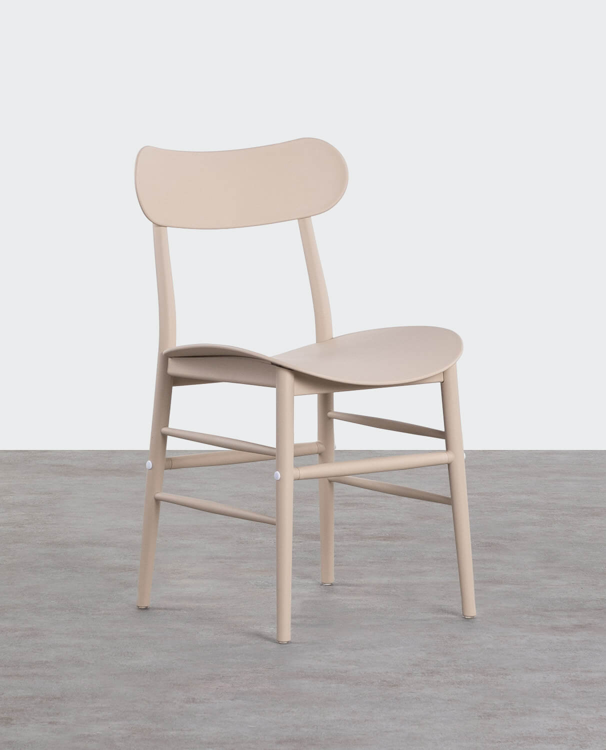 4er-Pack Beril Polypropylen-Stühle für den Außenbereich, Galeriebild 1