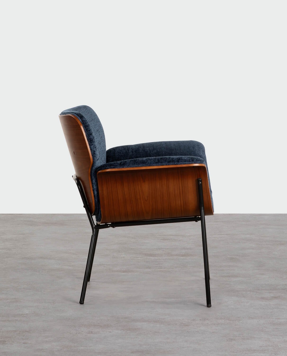 Sessel mit Armlehnen aus Holz und Stoff Lirio, Galeriebild 2