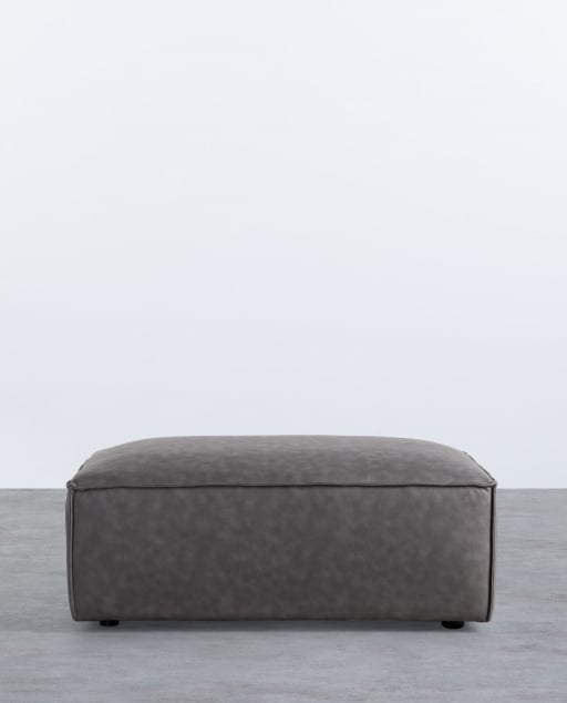 Fußstütze aus Kunstwildleder für Sofa Kilhe