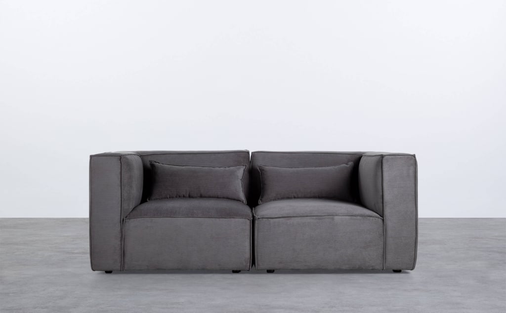 Modulares Ecksofa 2-Teilig aus Kord Kilhe