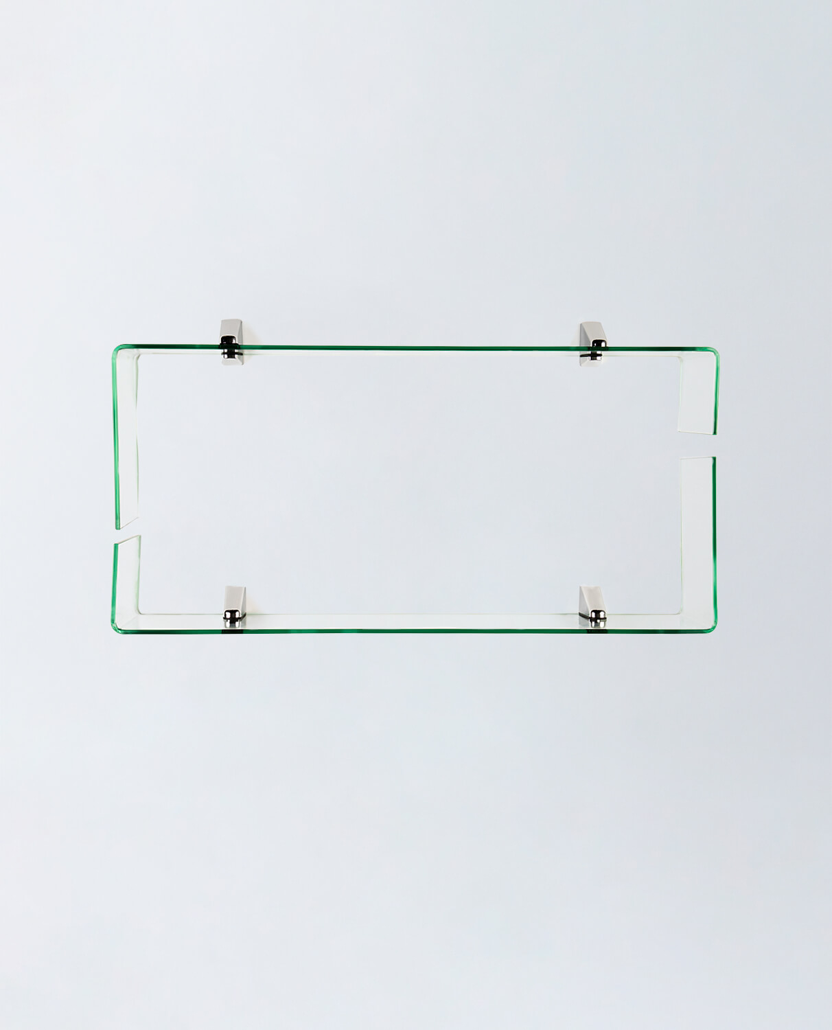 2er-Set L-förmige gebogene Glaswandregale Iris, Galeriebild 1