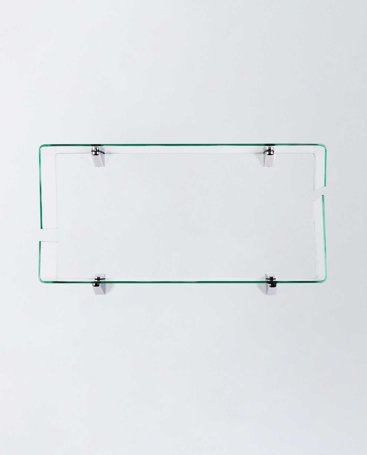 2er-Set L-förmige gebogene Glaswandregale Iris, Galeriebild 2