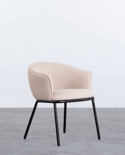 Bonie Stuhl aus Stoff und Metall