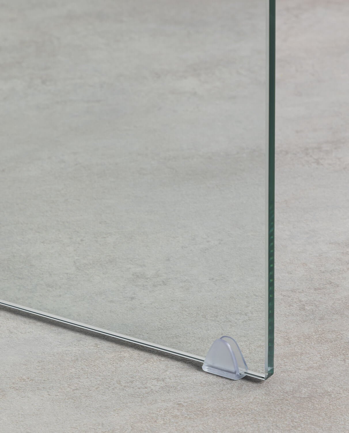 Rechteckiges Esstisch-Set Kamil aus gehärtetem Glas (180x90 cm) und 4 Rene-Holzstühle, Galeriebild 8