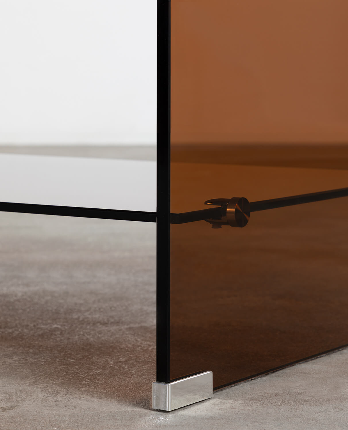 Rechteckiger Couchtisch aus Gehärtetem Glas (110,5 x 55,5 cm) Endil, Galeriebild 6