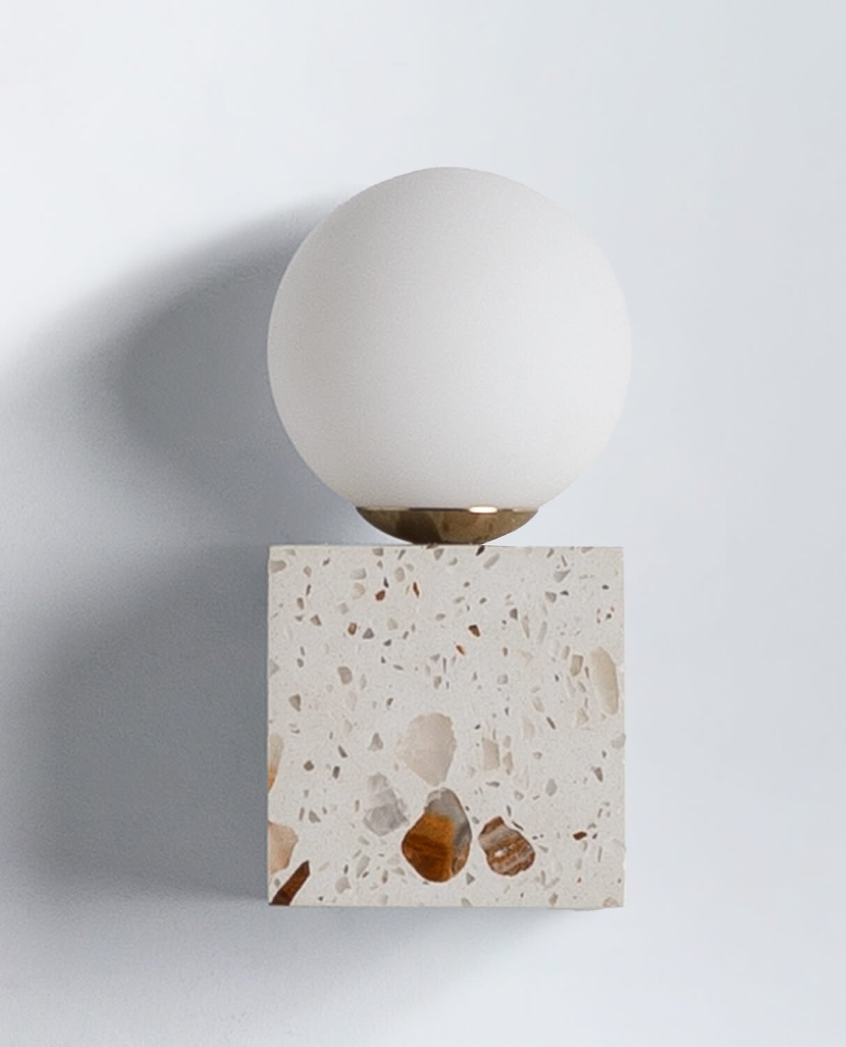 Terrazzo Cube Wandleuchte Lunas, Galeriebild 1