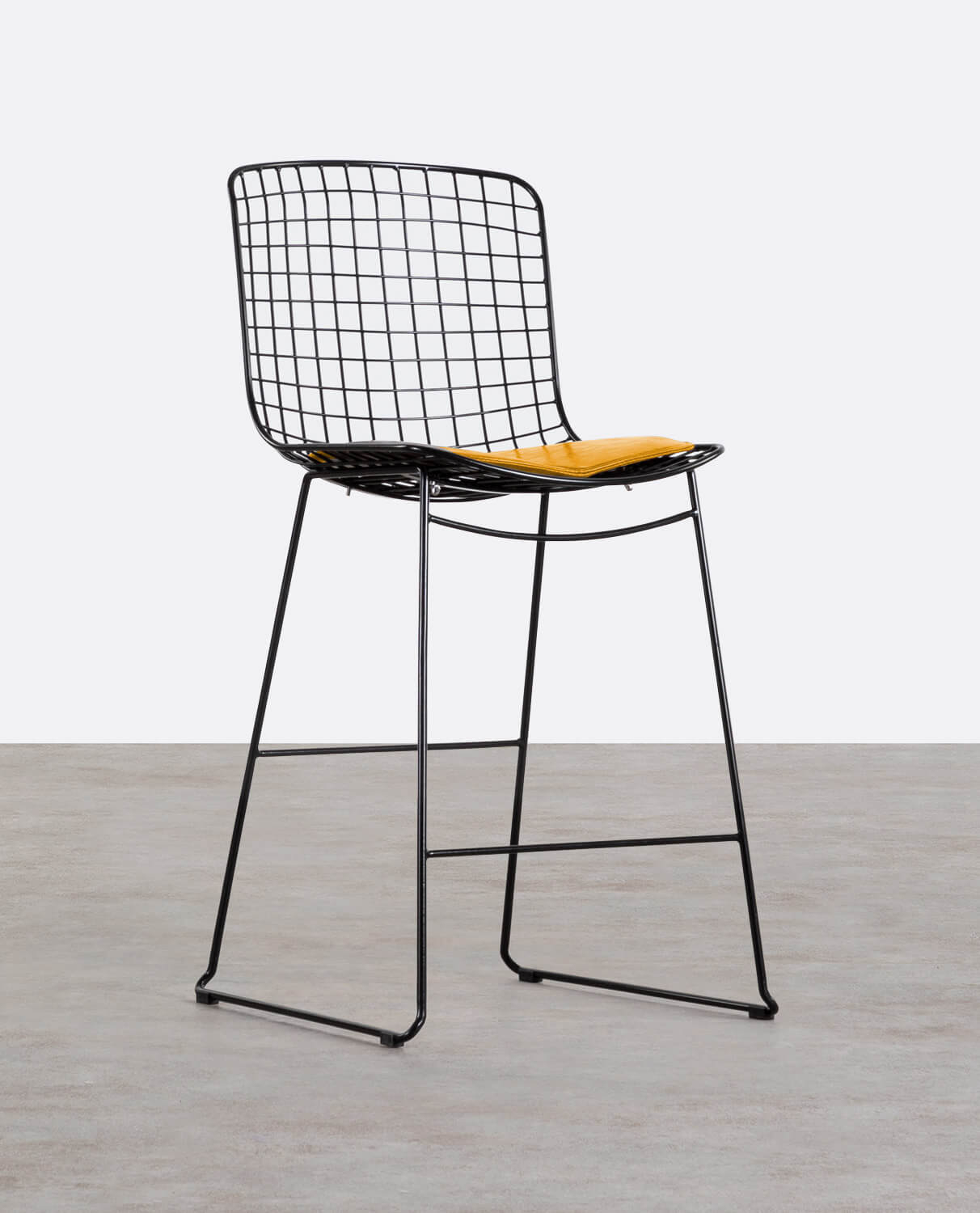Hoher Metallhocker (66 cm) hohe Rückenlehne Aras , Galeriebild 1