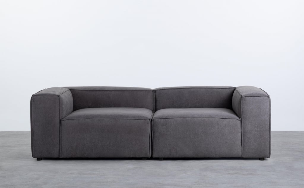 Jordan XL Modulares 2-teiliges Eck-Sofa aus Stoff