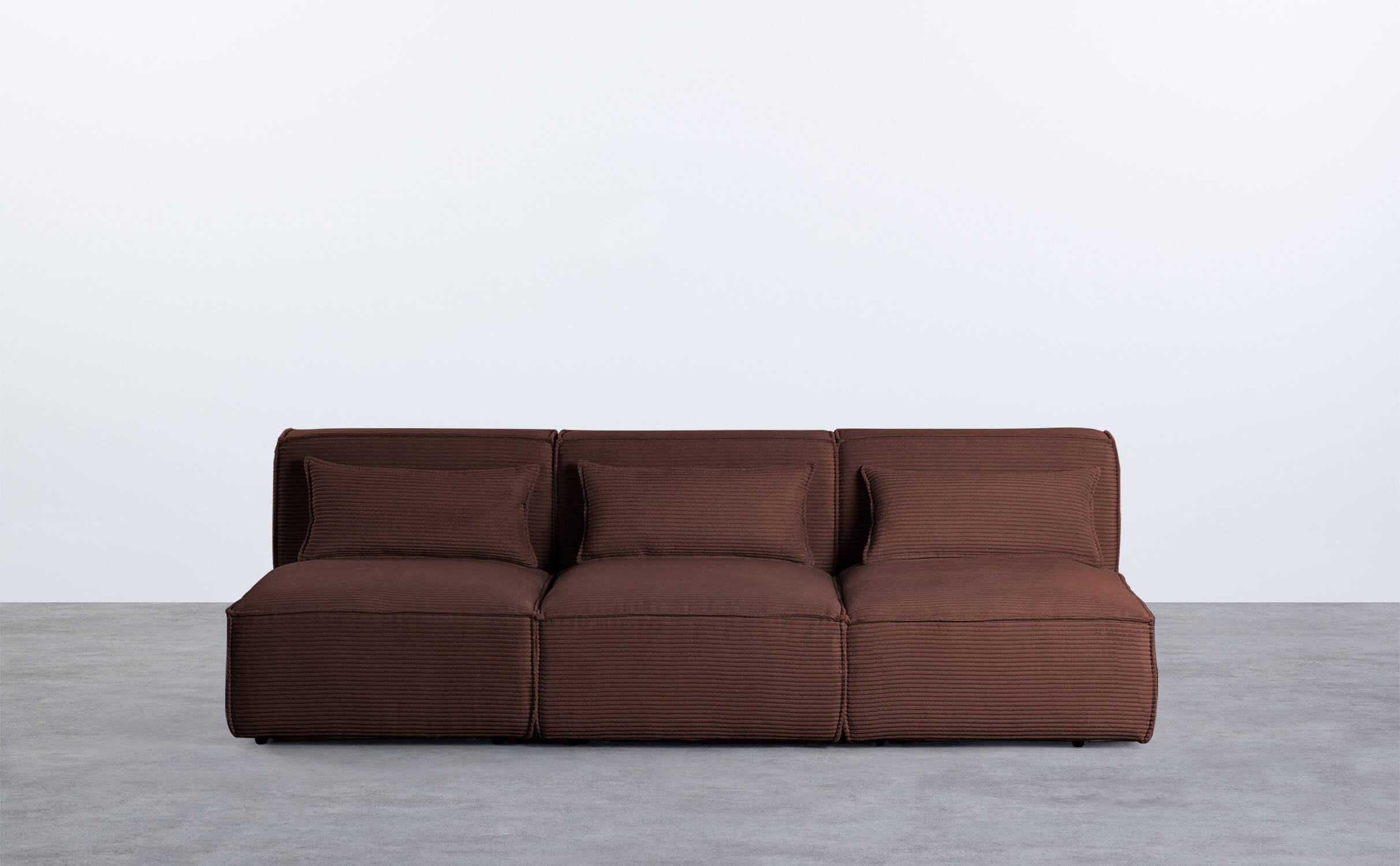 Sofa Modulares 3er-Sofa aus Dickem Kord Kilhe , Galeriebild 1