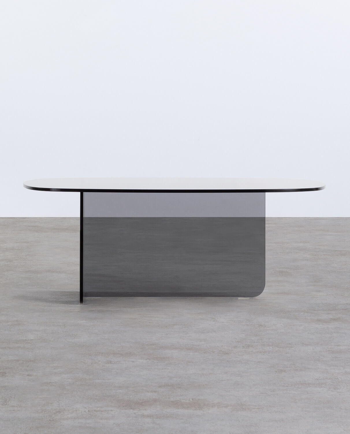 Urel Beistelltisch- und Couchtisch-Set aus gehärtetem Glas, Galeriebild 6