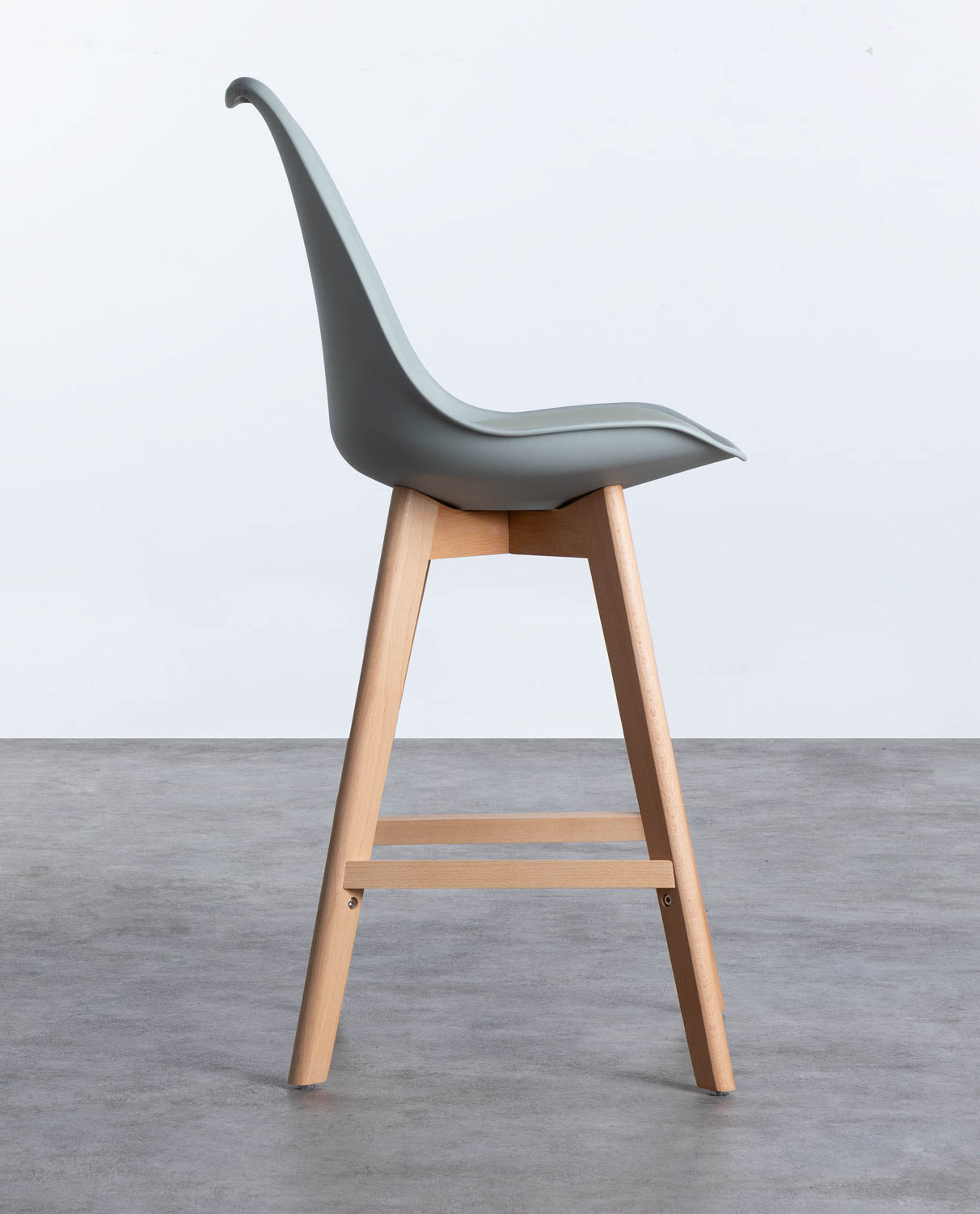 Pack Sie 4 Hohe Polypropylen-Hocker (64 cm) Fine Freya , Galeriebild 2