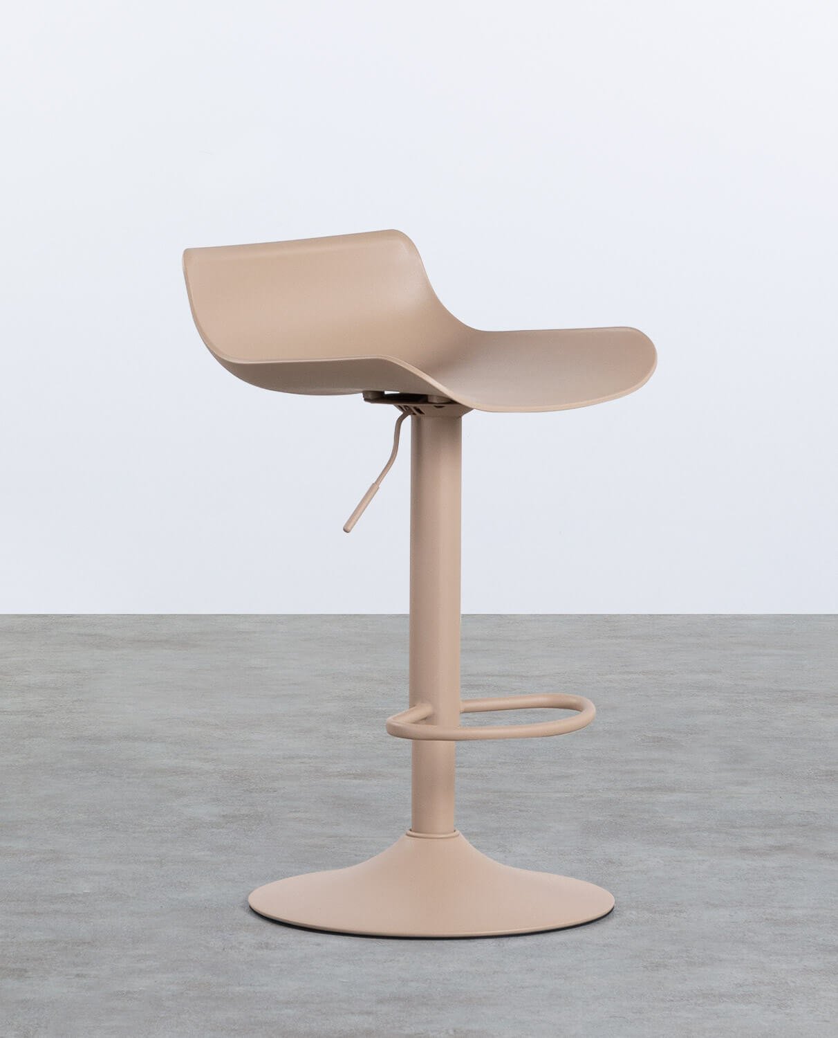 Pack mit 4 Hochverstellbaren Hockern aus Polyethylen und Metall Corea, Galeriebild 1