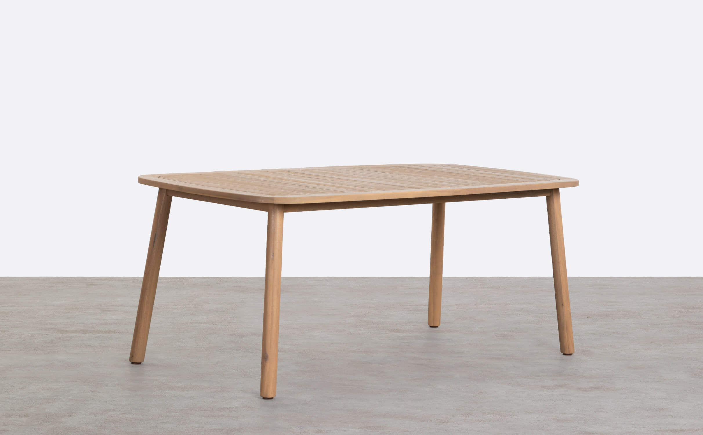 Rechteckiger Gartentisch aus Akazienholz (183x99 cm) Marla, Galeriebild 1