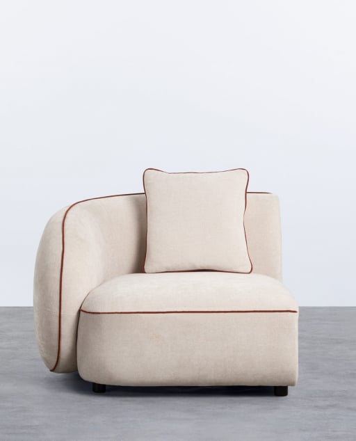 Linkes Stoff-Ecksesselmodul für Ilham-Sofa