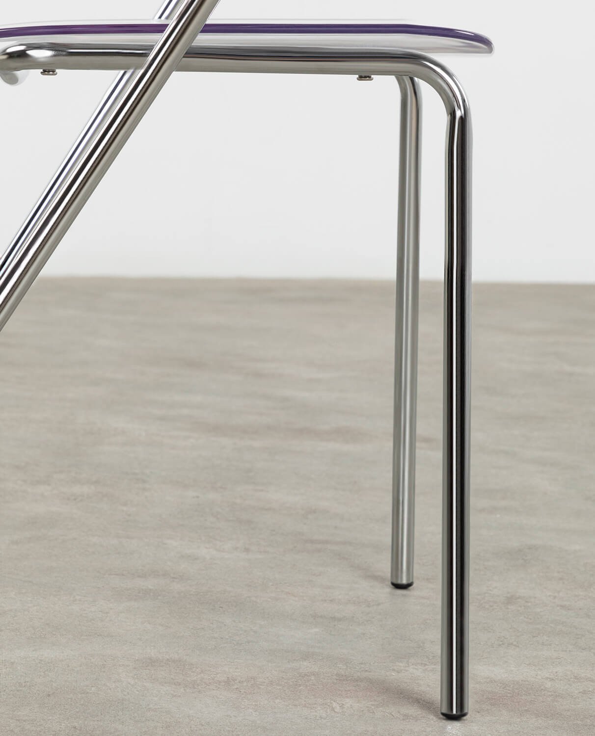 Esszimmerstuhl mit Armlehnen aus Polyethylen und Metall Pinha, Galeriebild 8