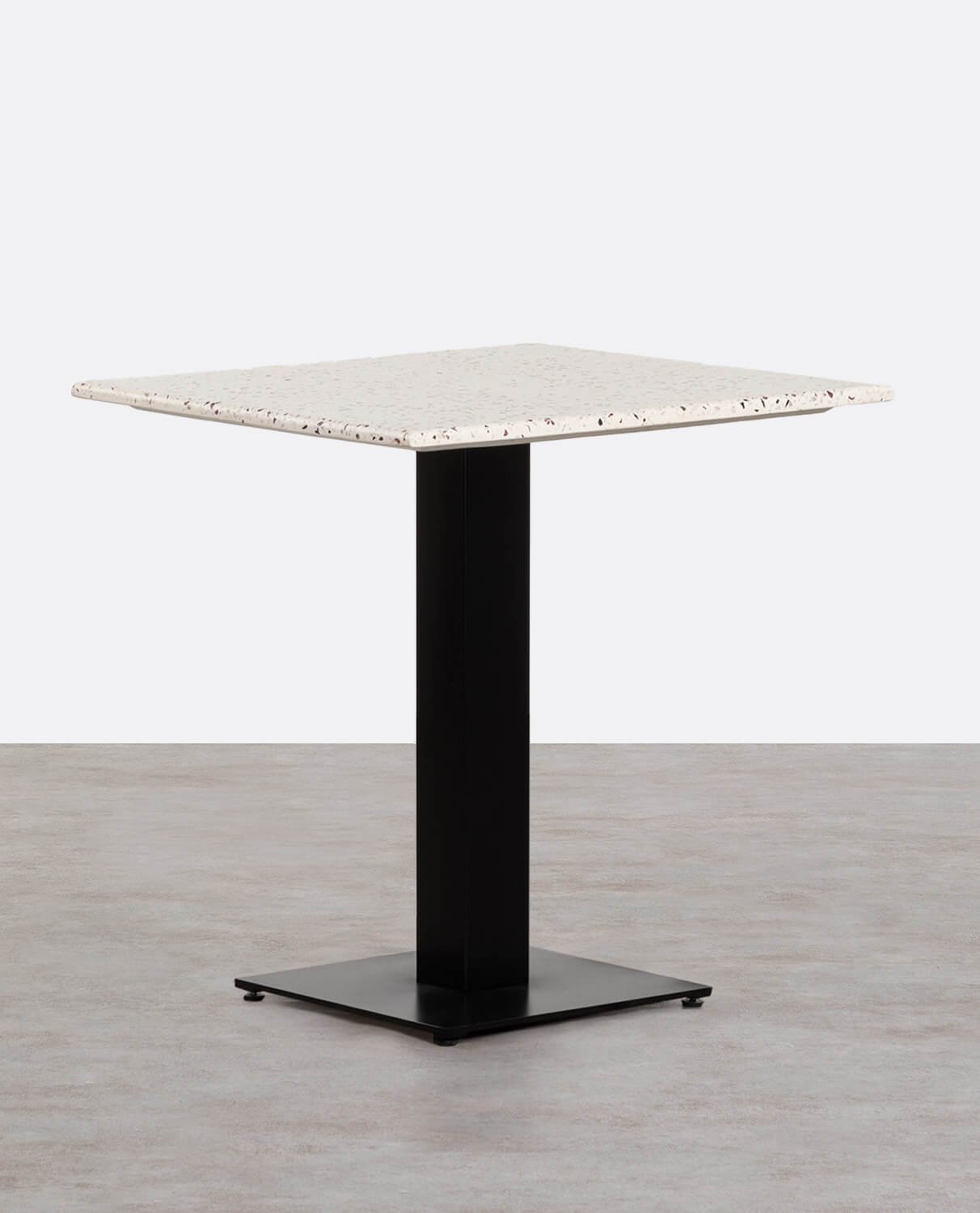 Quadratischer Terrazzo-Esstisch (70x70 cm) Habana, Galeriebild 1
