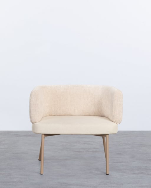 Hades Soft-Sessel aus Stoff und Metall