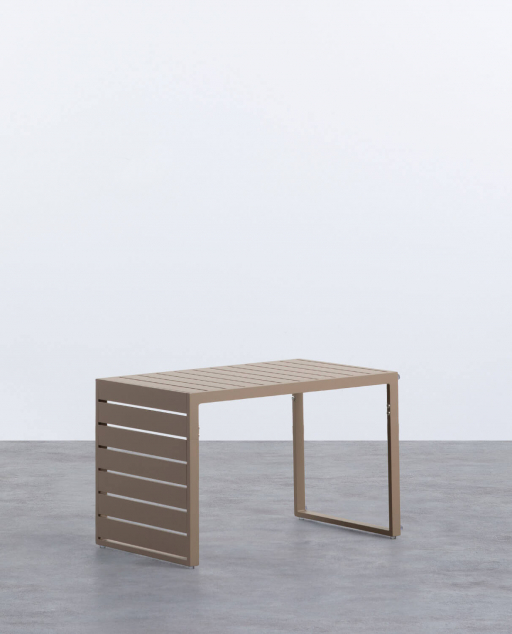 Aluminium Couchtisch (72X45 cm) Kreta