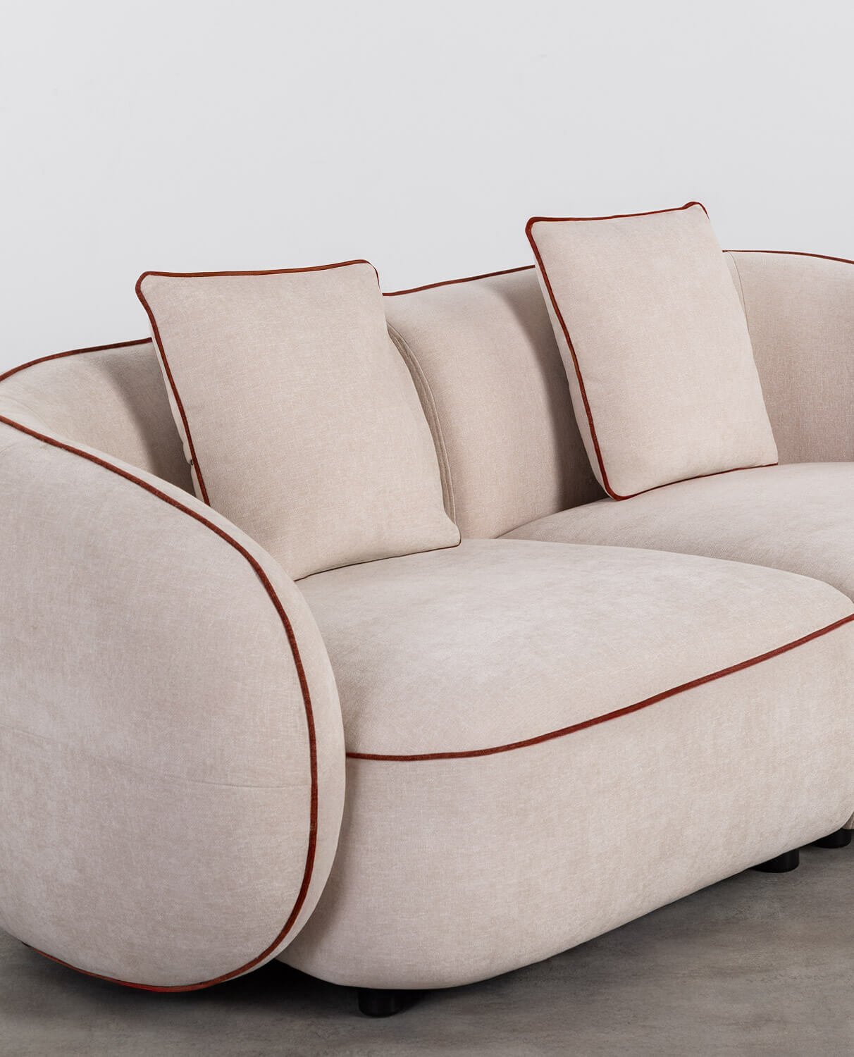 Zweiteiliges Modulares Ecksofa aus Ilham-Stoff , Galeriebild 2