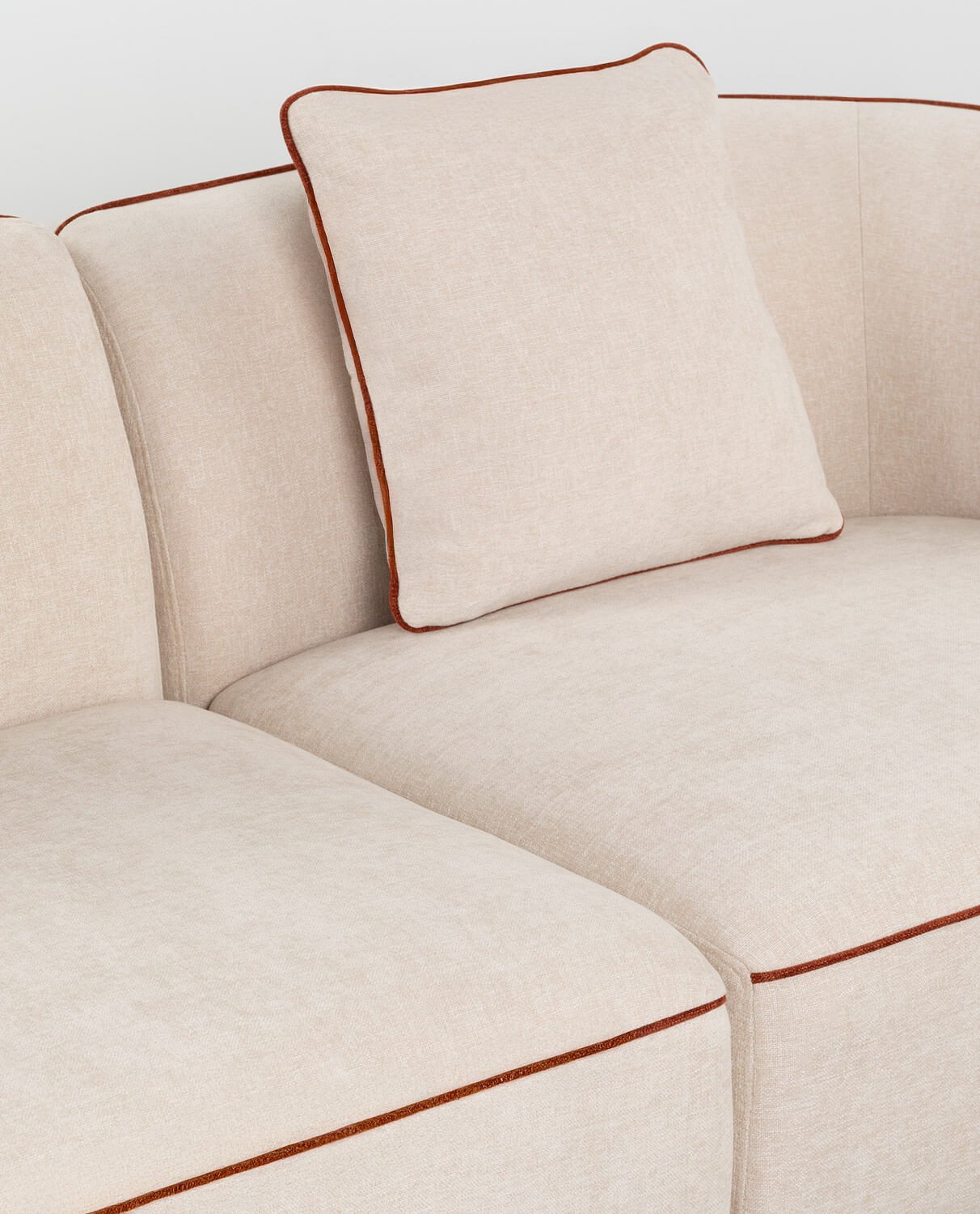 Modulares 2-teiliges Ecksofa mit Ilham-Stoffsessel, Galeriebild 2