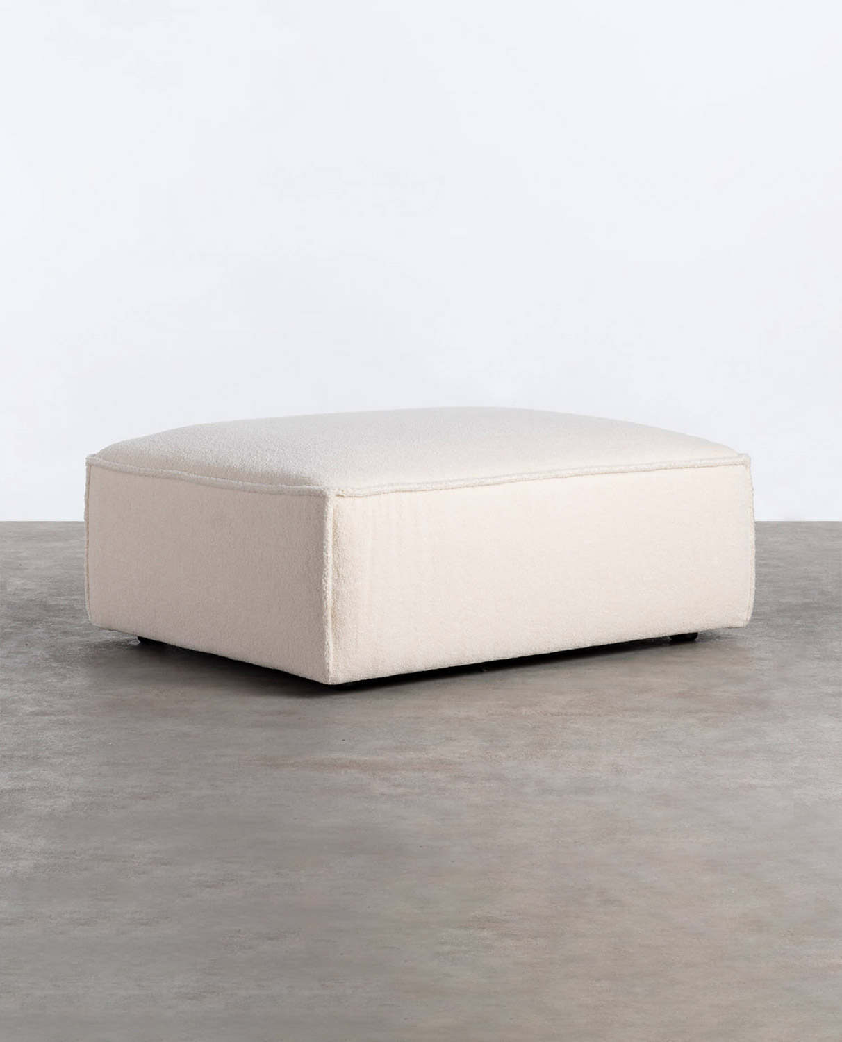 Sofa-Pouf-Modul aus Bouclé-Stoff von Kilhe, Galeriebild 1
