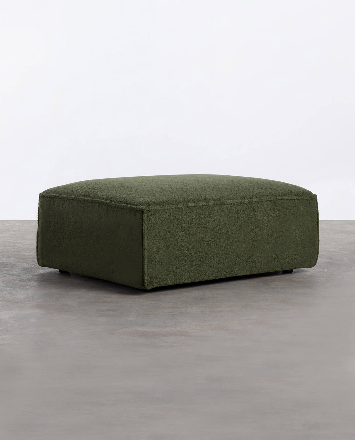 Sofa-Pouf-Modul aus Bouclé-Stoff von Kilhe, Galeriebild 1