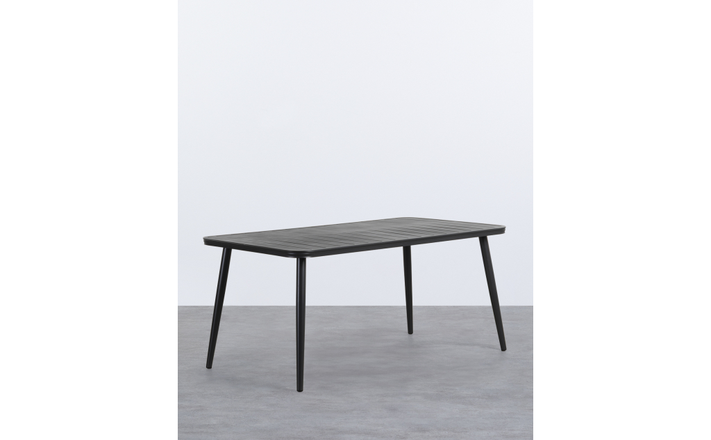 Rechteckiger Aluminium-Gartentisch (159x90 cm) Cancun