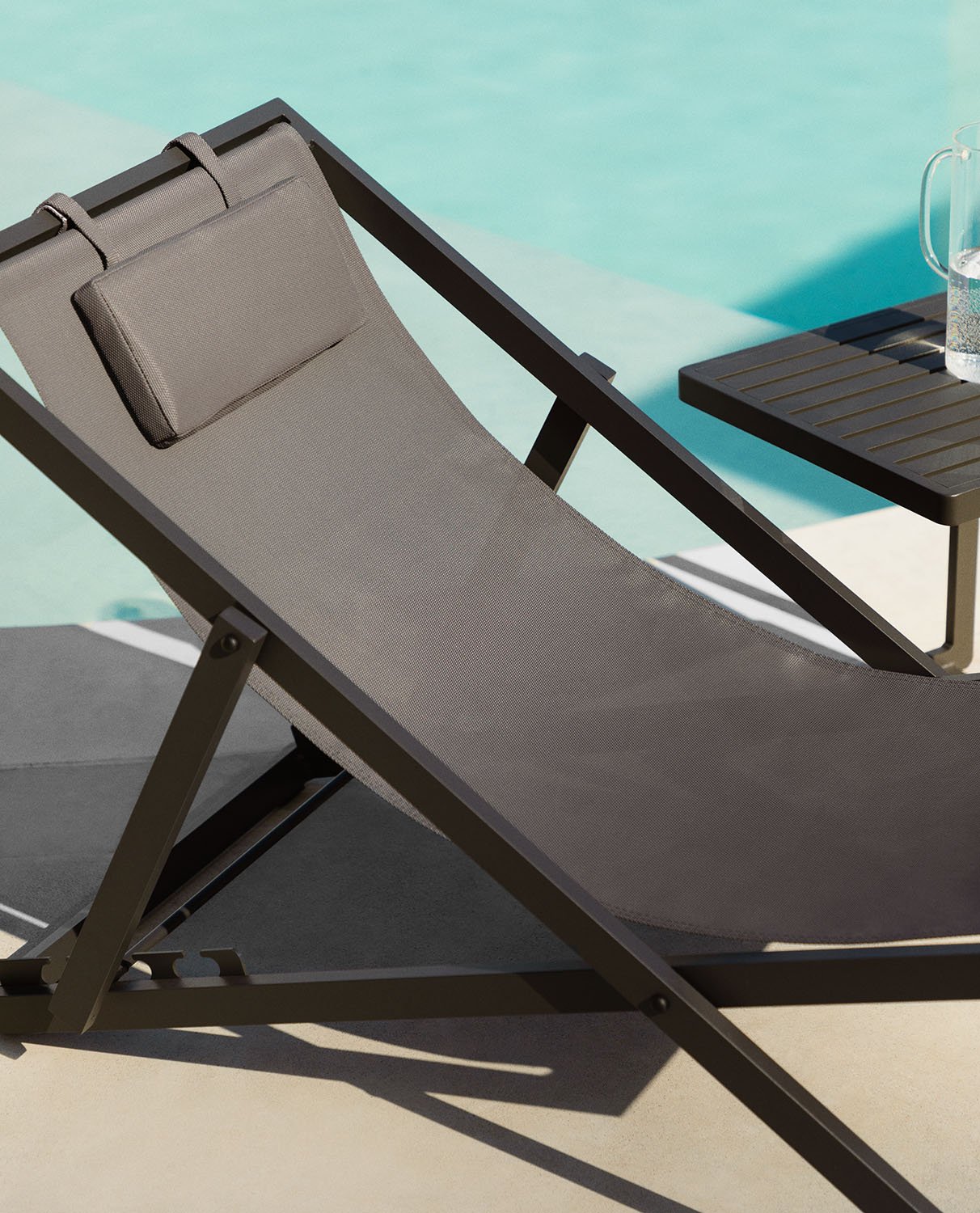 2er-Pack Verstellbare Aluminium-Hängematten mit Cancun-Kissen, Galeriebild 2