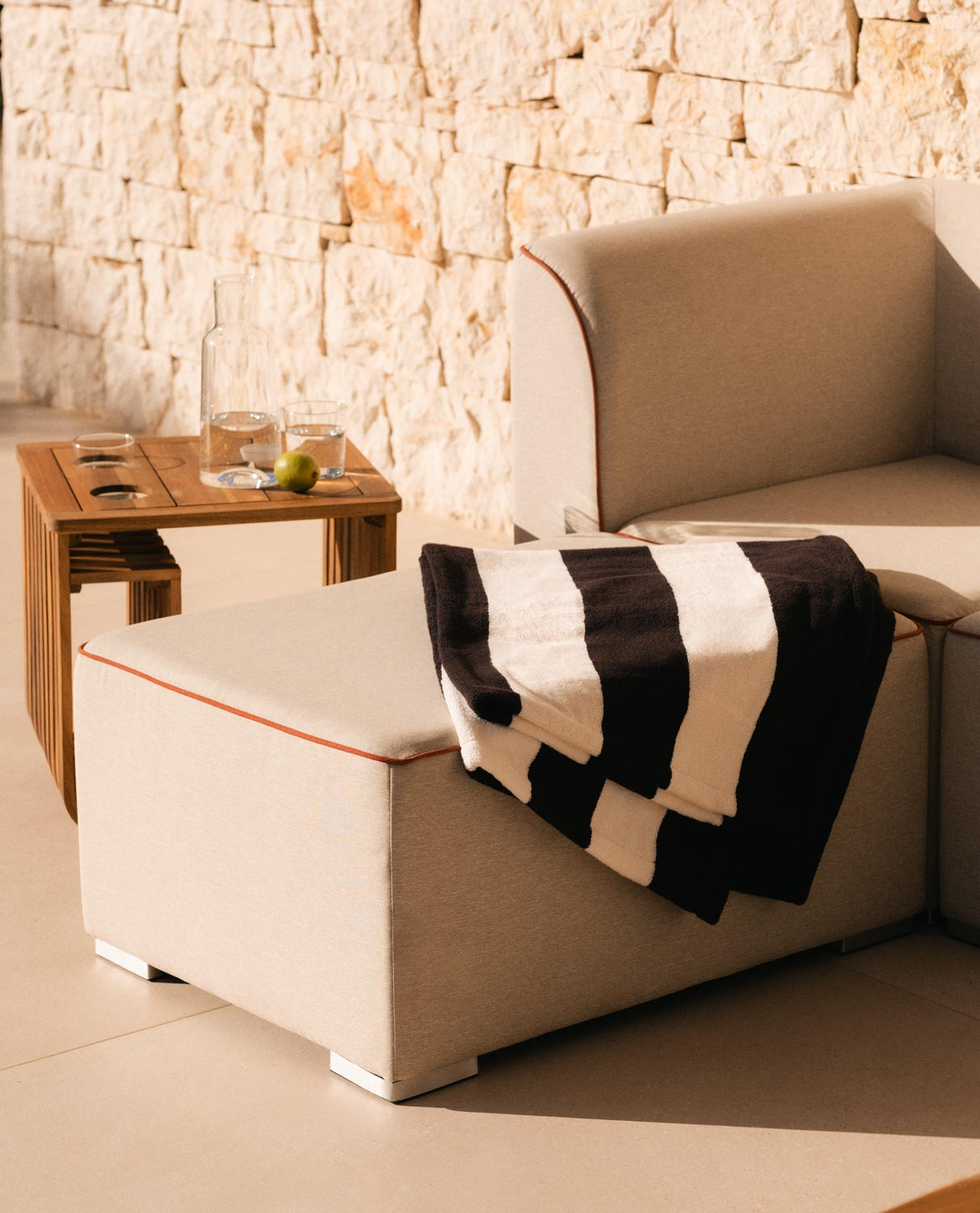 Garden Puff-Modul für Lagos-Stoff Sofa, Galeriebild 2
