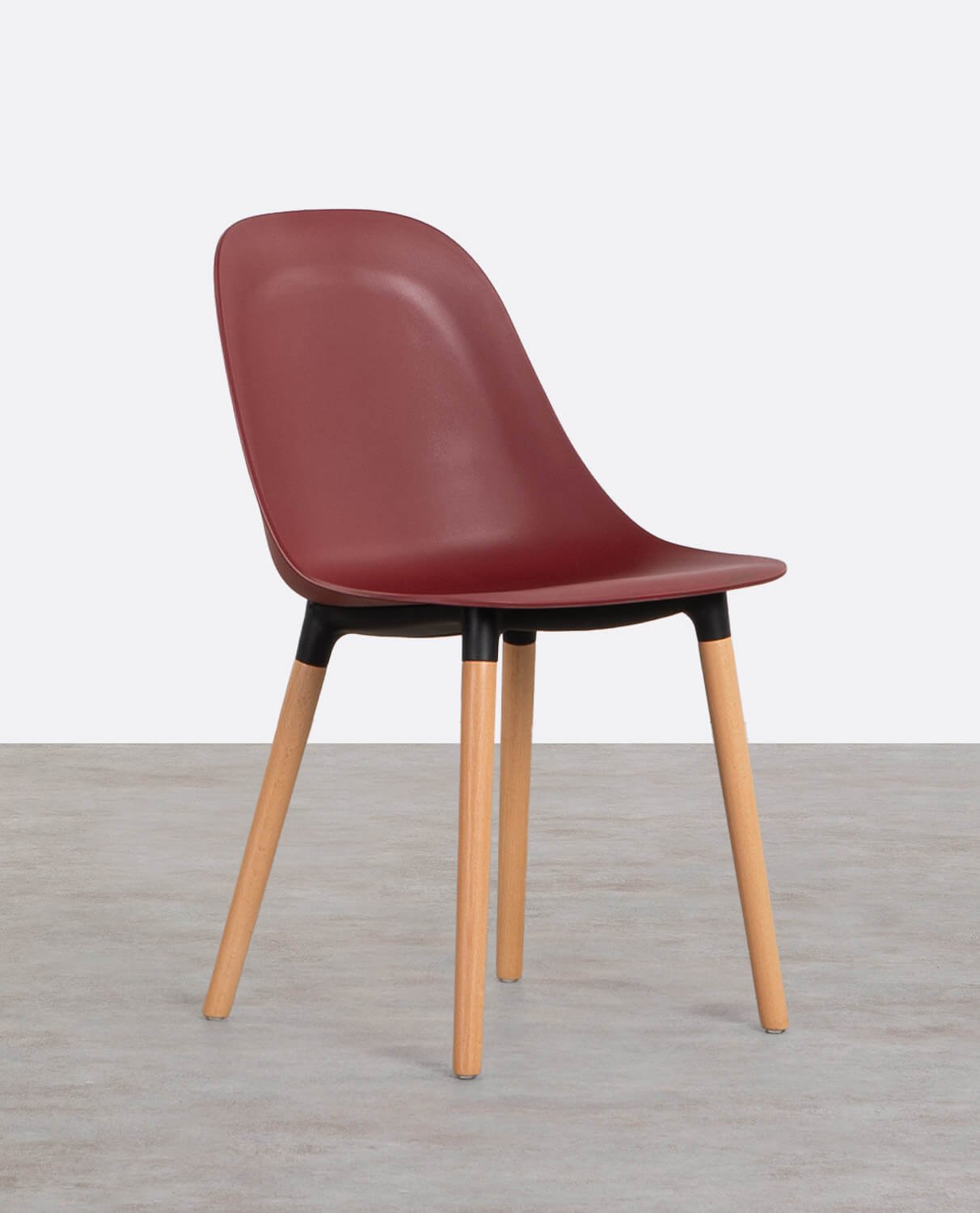2er-Pack Outdoor-Stühle aus Polypropylen und Holz Reine, Galeriebild 1