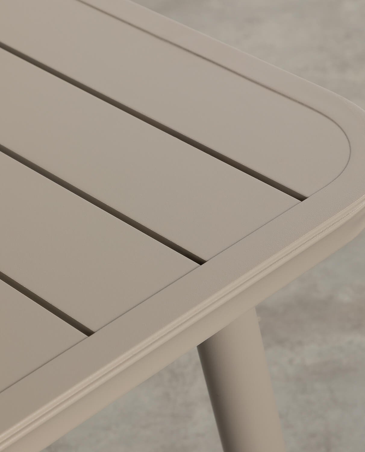 Rechteckiges Tischset Cancun aus Aluminium und 4 Drian-Gartenstühle, Galeriebild 2