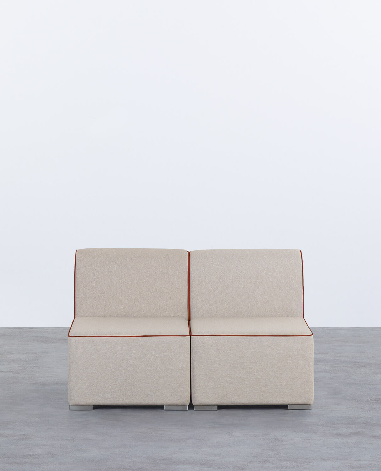 Modulares Gartensofa mit 2-teiligem Lagos-Stoffsessel