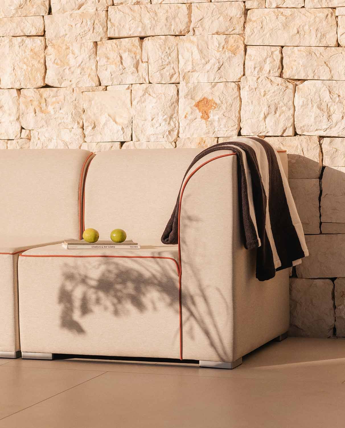 Garten-Ecksesselmodul für Lagos-Stoffsofa, Galeriebild 2