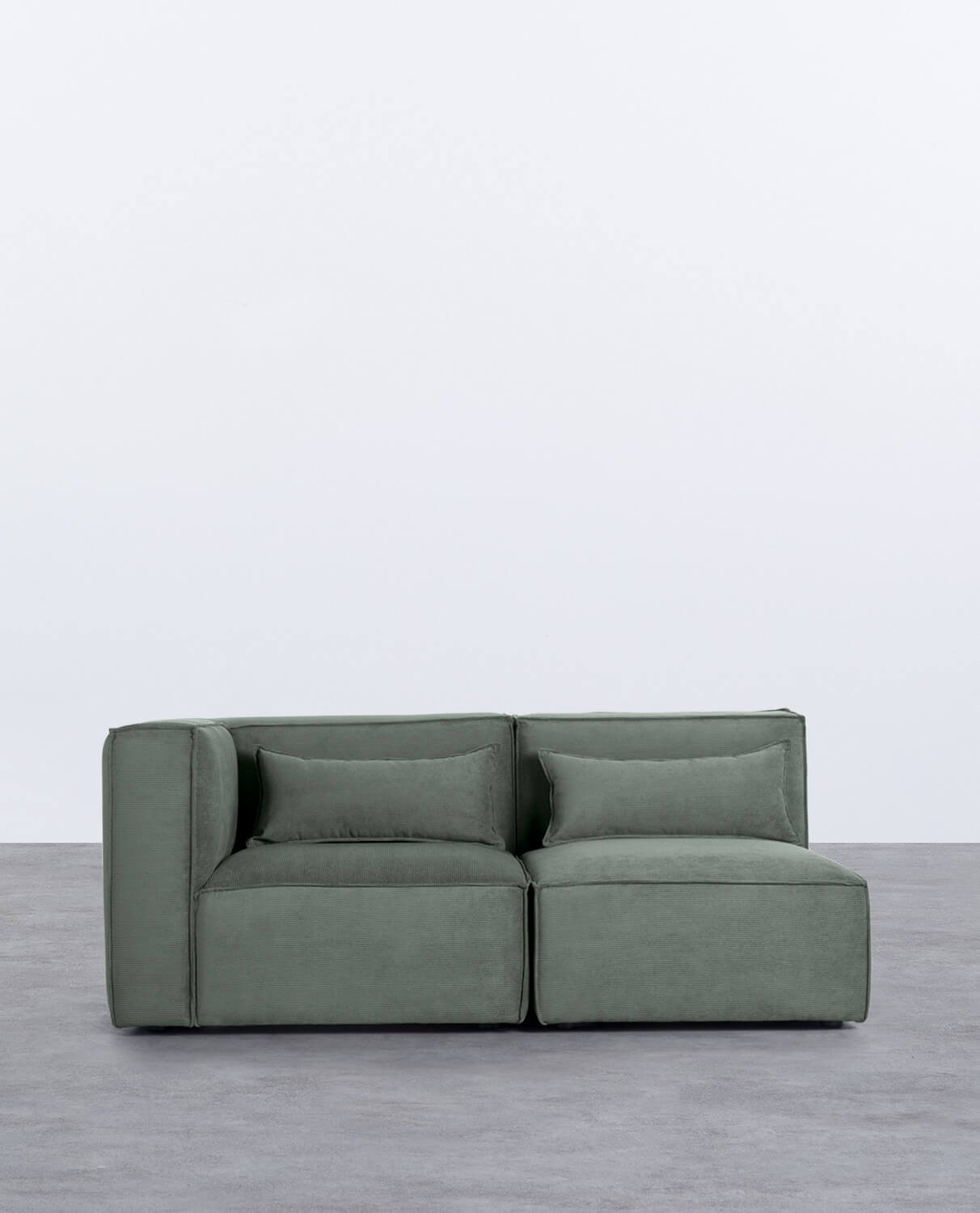 Modulare Ecksofas 2-Teilig aus Kord Kilhe