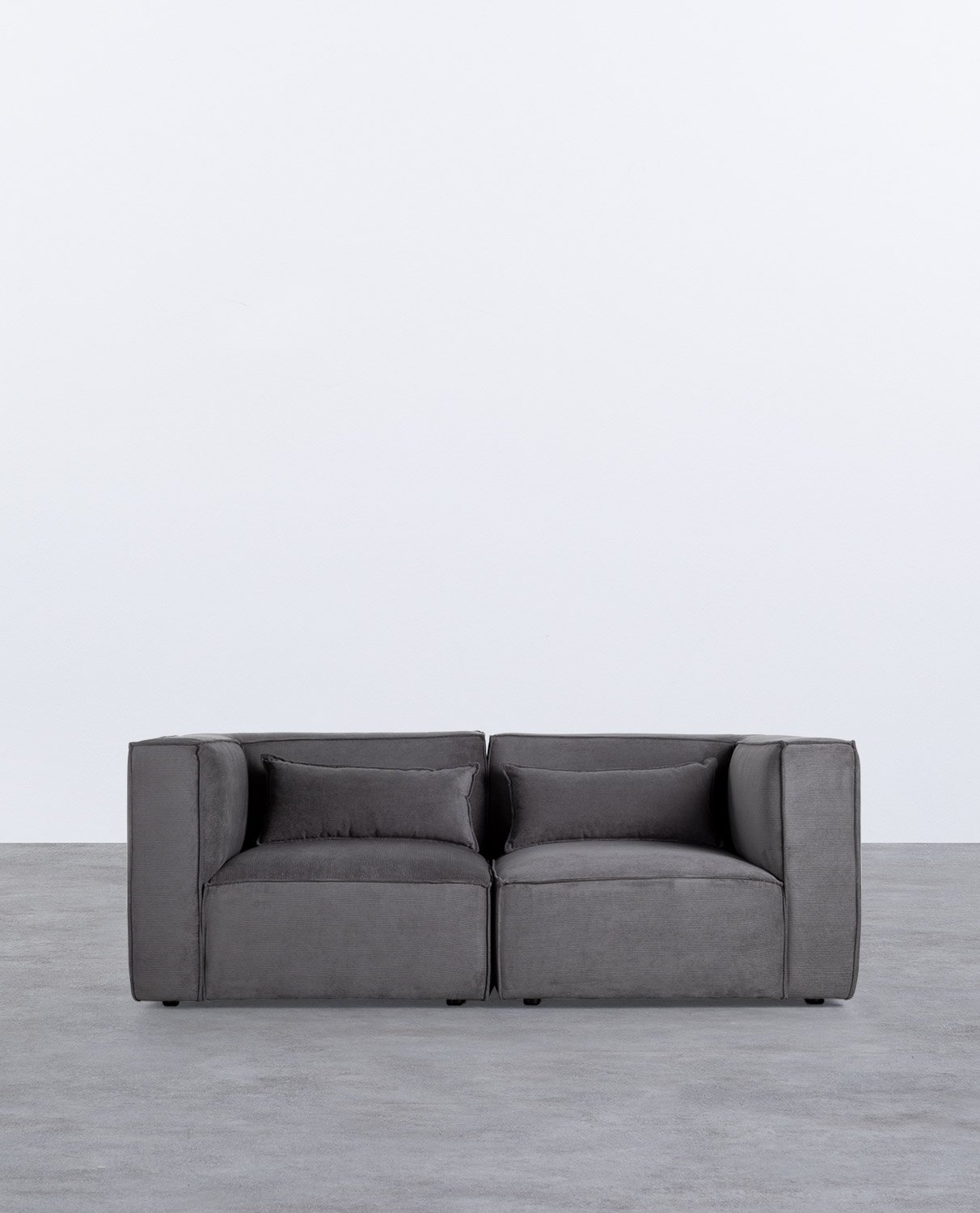 Modulares Ecksofa 2-Teilig aus Kord Kilhe